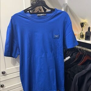 Dolce & Gabbana Royal Blue Short Sleeve Tee Size:54 (XL)